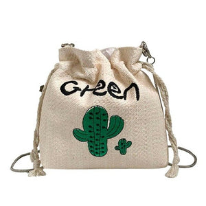 2019 Women Mini Shoulder Bag Plant Embroidery Straw Beach Bucket Bag LadiesMini Fashion Crossbody Handbags Casual Messenger Bag