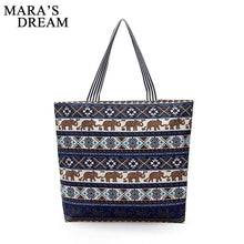 Load image into Gallery viewer, Mara&#39;s Dream Casual Printed Women Handbag Large Capacity Tote Canvas Shoulder Bag Beach Bags Leisure Tote Feminina Shopping Bags