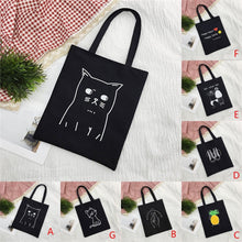 Load image into Gallery viewer, bags for women 2019 Women Canvas Handbag Printed Shoulder bag Capacity Beach Tote Shopping Handbags bolsa feminina