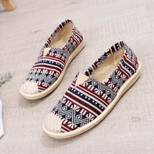 Load image into Gallery viewer, Femmes Chaussures Plates Women Soft &amp; Comfortable Slip on Canvas Flat Shoes Lady Cute Sweet Ballet Dance Shoes Cool Shoes E214