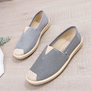 Femmes Chaussures Plates Women Soft & Comfortable Slip on Canvas Flat Shoes Lady Cute Sweet Ballet Dance Shoes Cool Shoes E214