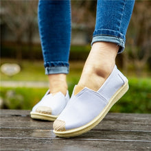 Load image into Gallery viewer, Femmes Chaussures Plates Women Soft &amp; Comfortable Slip on Canvas Flat Shoes Lady Cute Sweet Ballet Dance Shoes Cool Shoes E214