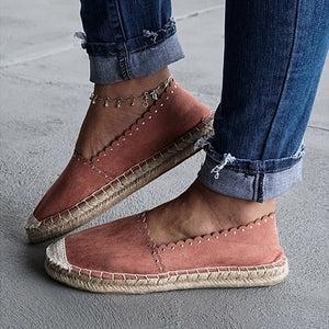 Flat-bottom Casual One-legged Straw Vine Fisherman Shoes Female Hemp Low Comfort Versatile Shoes Woman platform sandals