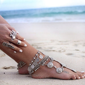 Boho Style Star Anklets Multiple Styles